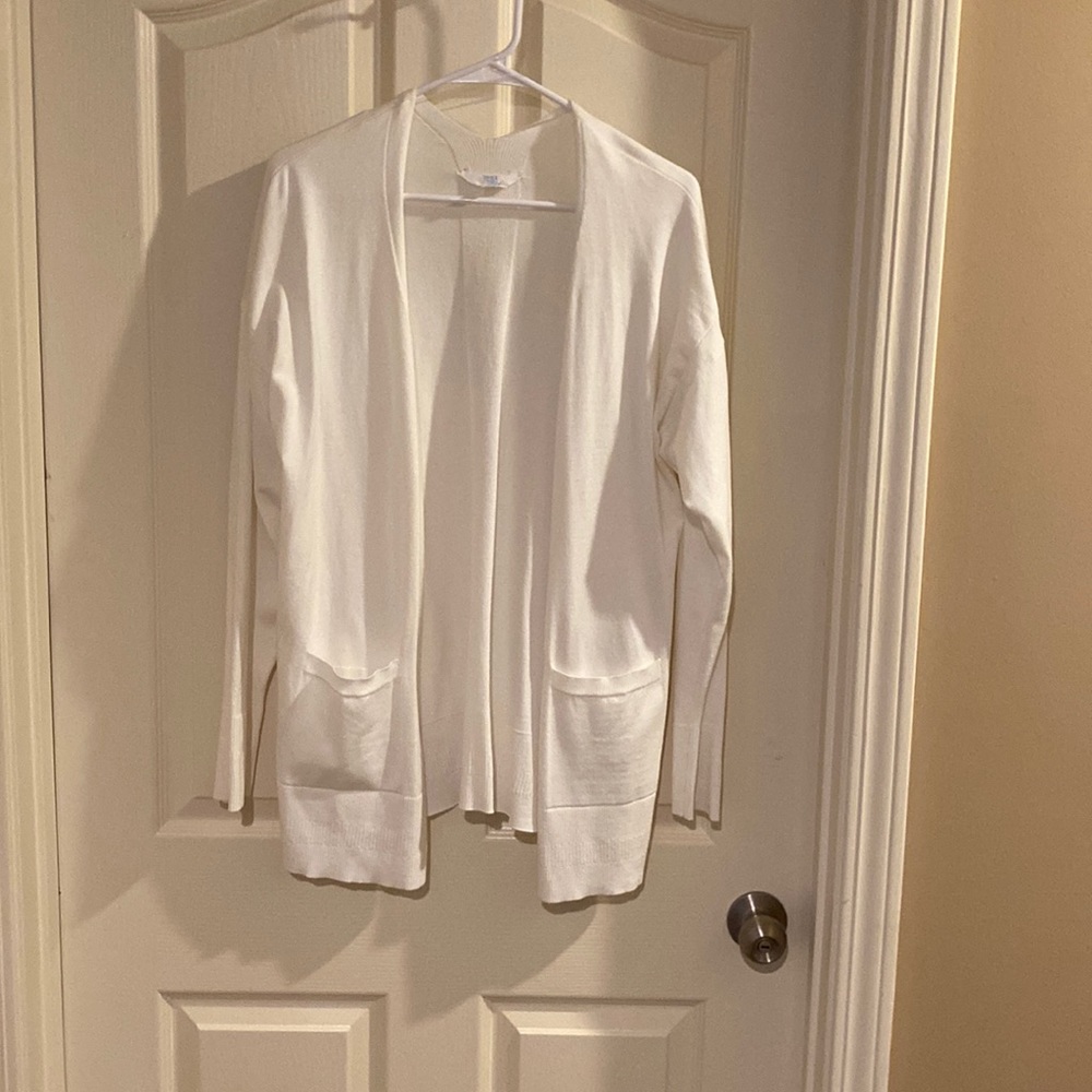 Time and tru off white cardigan. Large (12-14) 78% rayon 22% polyester